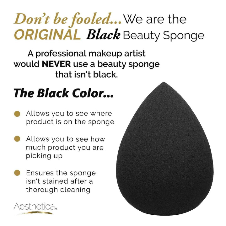 Cosmetics Beauty Sponge Blender - Latex Free and Vegan Makeup Sponge Blender - for Powder, Cream or Liquid Application - One Piece Make up Sponge