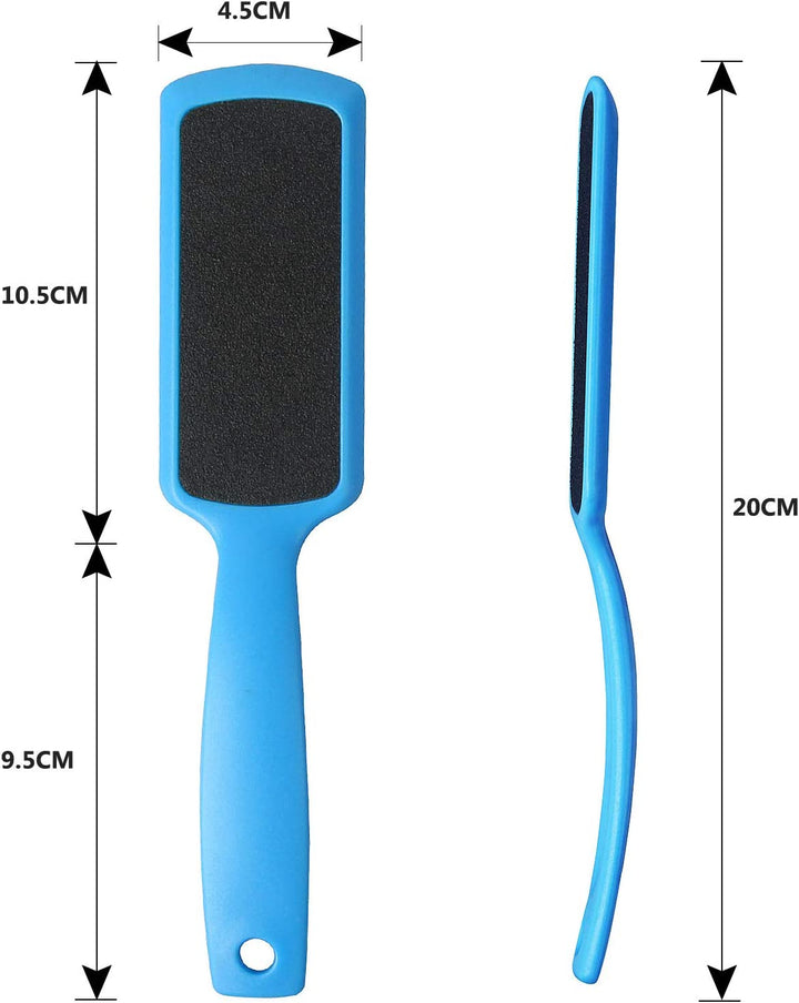 Pedicure Foot Files Callus Remover with Double Sided Feet Rasp for Dead Skin Professional Scrubber for Feet (3 Pack)