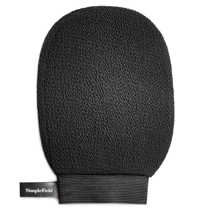 Korean Exfoliating Mitt for Remove Dead Skin. 2 Pack 100% Viscose Kessa Deep Exfoliating Gloves for Body Scrub, Keratosis Pilaris and Self Tanning Removal. Easily Smooth Skin Surface.