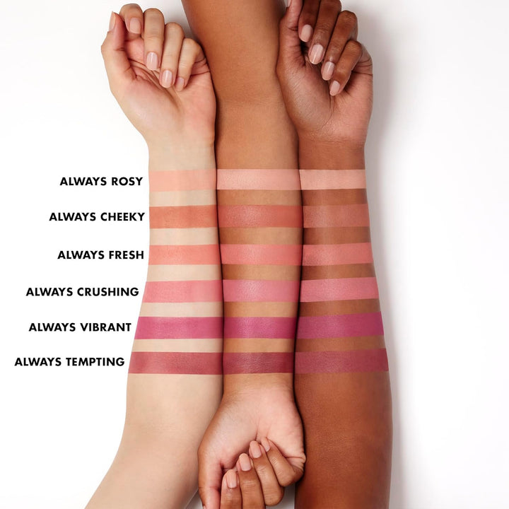 Primer-Infused Matte Blush, Long-Lasting, Lightweight & Buildable Powder Blush, Delivers a Matte Finish, Vegan & Cruelty-Free, Always Crushing