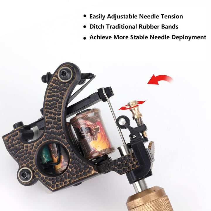 Tattoo Machine Supplies,Universal External Pressure Pinwheel,Alternative to Tattoo Rubber Bands,Tattoo Needle Stabilizer: Reduce Vibration & Enhance Accuracy for Tattoo Artists