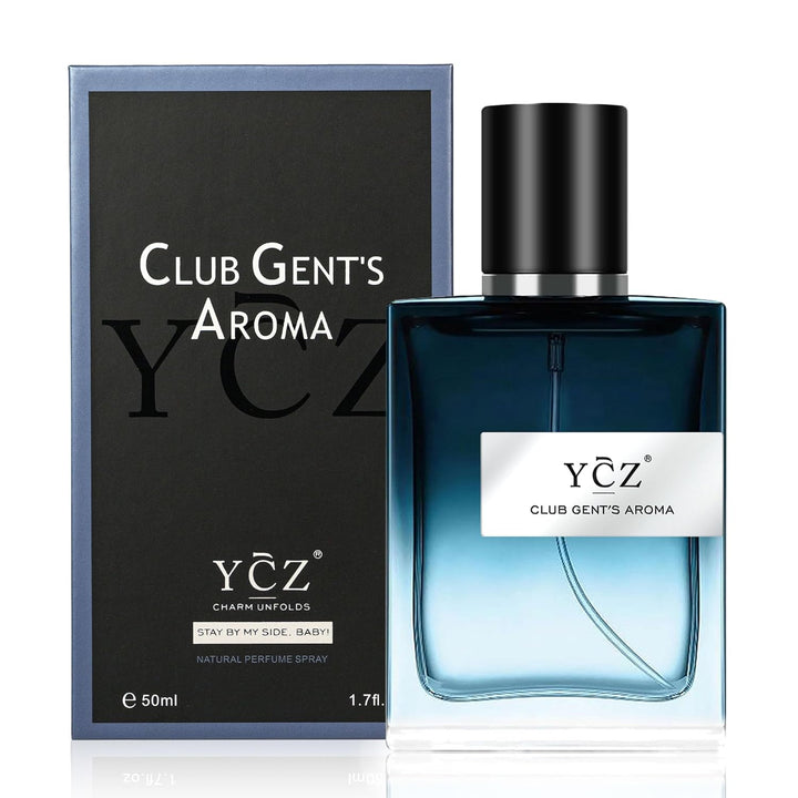 CLUB GENT'S AROMA, 1.7Oz(50Ml), Man Perfume, Nightclub Essential Fragrance, Long Lasting Cologne for Men with Aromatic Woody Notes of Aldehyde, Ginger, Mint, and Lemon
