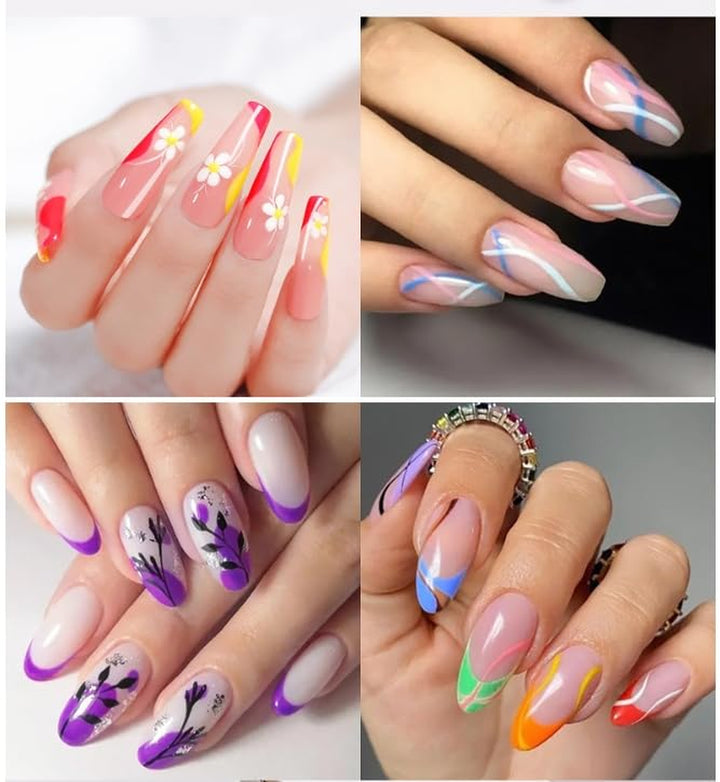 Nail Polish Pens Quick Dry, 1 PCS Nail Art Pen, Nail Art Markers, Acrylic Paint Pens, Nail Pencil, DIY Drawing Painting Liner Pen, Nail Design for Nails DIY French Manicure (White)