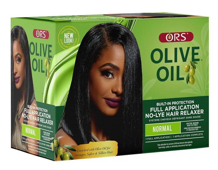 Olive Oil Built-In Protection Full Application No-Lye Hair Relaxer Normal Strength (Pack of 1)