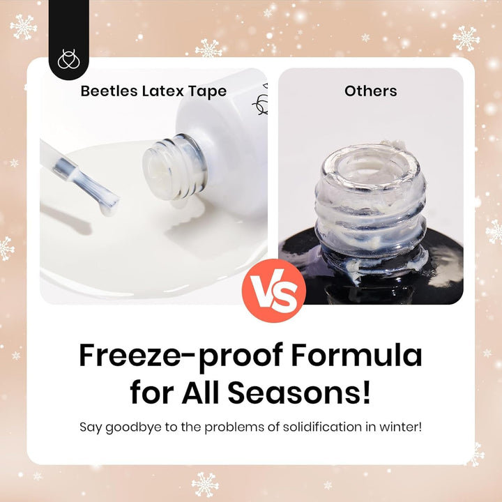 Liquid Latex for Nails: 15ML Simple Peel off Cuticle Guard for Nail Polish Nail Art Liquid Latex Barrier Protector Manicure Cuticle Protectors with Stick Gifts for Women