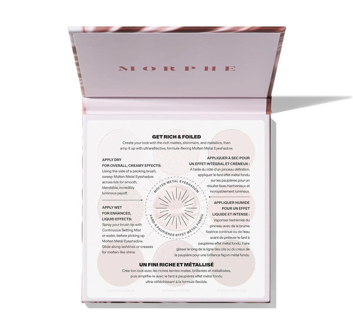 Rich & Foiled Artistry Palette - 9-Pan Metallic Eye Makeup Palette with Luxe Mattes, Shimmers, and Foil-Finishes - Mauve & Pink Colors with Luminous Shine - Rose to Fame (0.35 Oz)