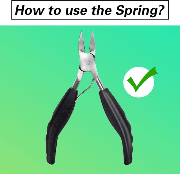 Heavy Duty Ingrown Toenail Clippers, Professional Toenails Trimmer, Podiatrist Toe Nail Clippers for Thick Nail & Ingrown Toenails, Sharp Curved Blade, Pedicure Tools.