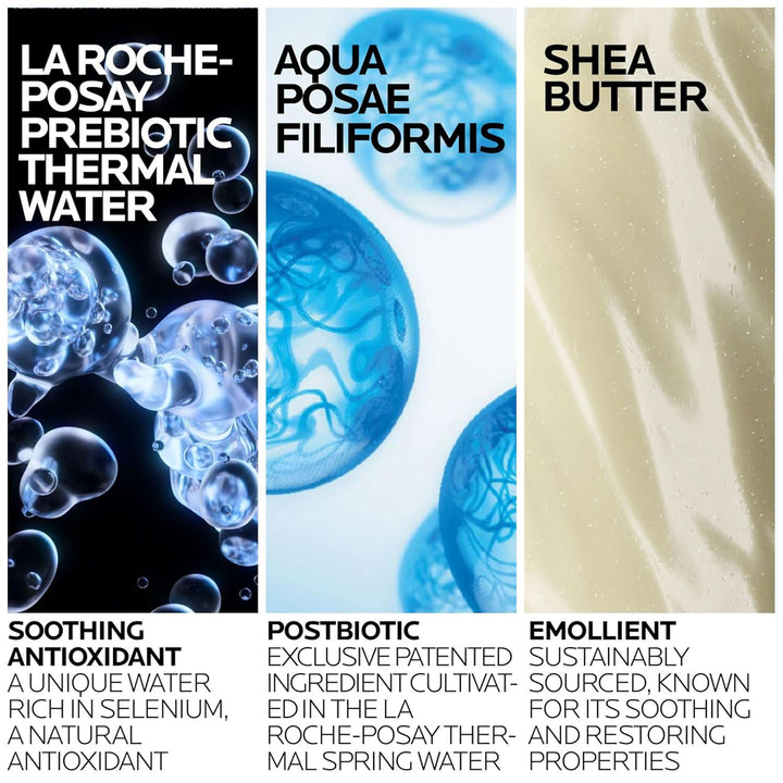 Lipikar AP+ Gentle Foaming Moisturizing Wash, Shea Butter + Niacinamide + Glycerin, Moisturizing Body Wash for Dry Skin, National Eczema Association Accepted, Dermatologist Tested​