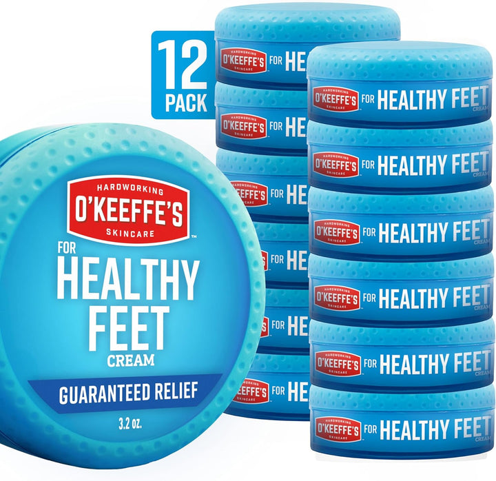 for Healthy Feet Foot Cream - 3.2 Oz Jar (1 Pack) - Guaranteed Relief for Extremely Cracked, Dry Feet, Repairing Skincare, Instantly Boosts and Retains Moisture Levels