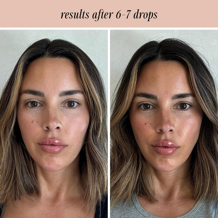 N°12 Face Tanning Drops - Non-Comedogenic Bronzing Drops for Face with Hyaluronic Acid, Vitamin E, & Passionfruit Oil - Fragrance Free, Cruelty Free, & Vegan Self Tanner