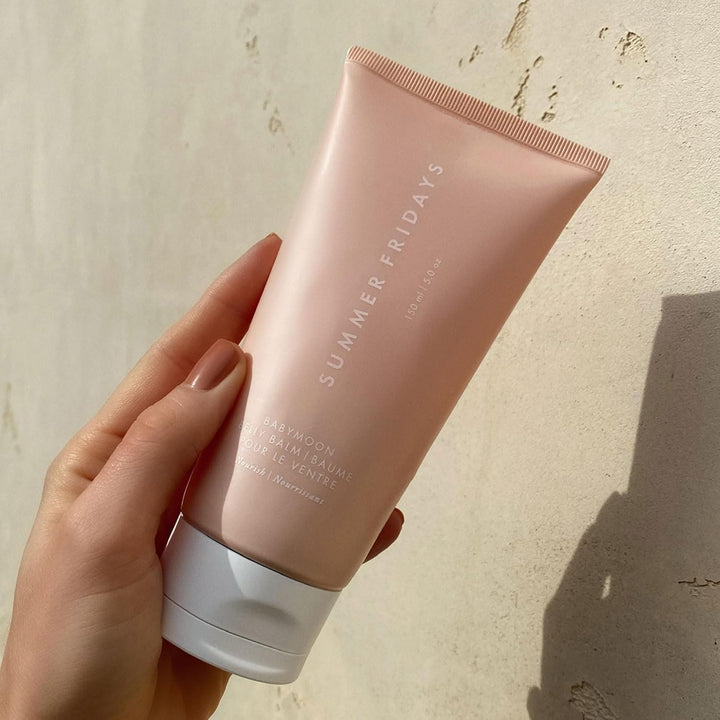 Babymoon Belly Balm - Nourishing Balm + Body Moisturizer Enriched with Calendula Oil + Vitamin E to Help Reduce the Appearance of Stretch Marks and Dry Skin (5 Fl Oz)