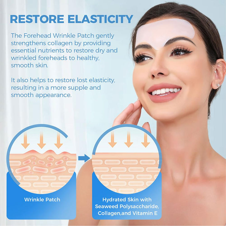 Forehead Wrinkle Patches Overnight 20 Pcs with Collagen, anti Wrinkle Patches, Forehead Wrinkles Beauty Treatment