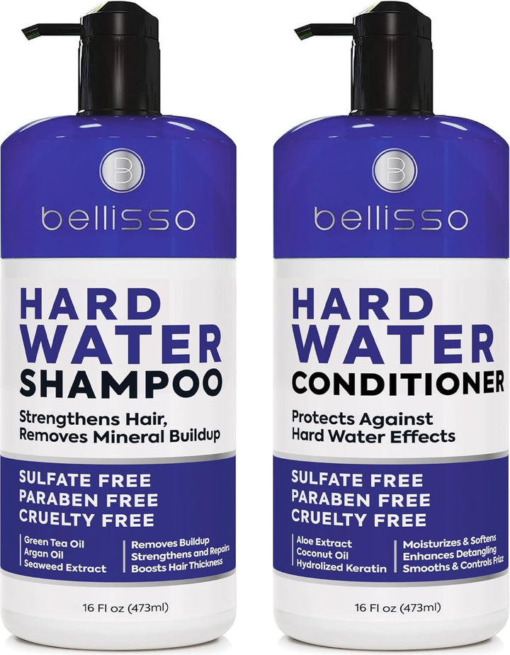 Biotin Shampoo and Conditioner Set - Sulfate and Paraben Free Treatment for Men and Women - Hair Thickening Volumizing Products to Help Boost Thinning Hair with Added Keratin