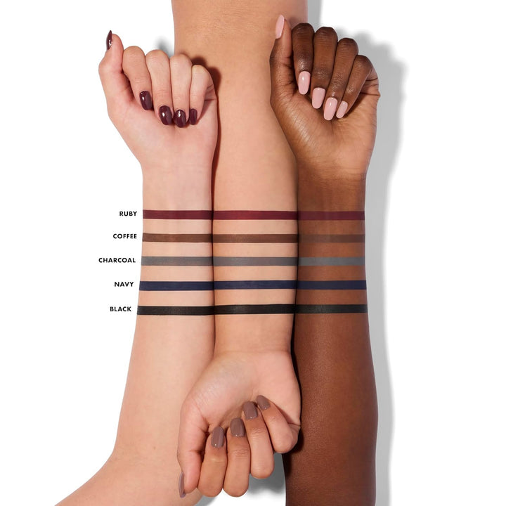 No Budge Retractable Eyeliner, Creamy, Ultra-Pigmented & Waterproof, Creates Bold & Defined Lines, Vegan & Cruelty-Free, Black