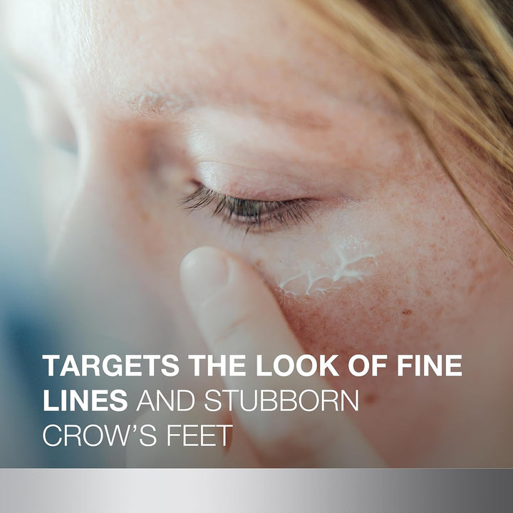 Rapid Wrinkle Repair Retinol Eye Cream for Dark Circles, Daily Anti-Aging under Eye Cream with Retinol & Hyaluronic Acid to Fight Fine Lines, Wrinkles, & Dark Spots, 0.5 Fl. Oz