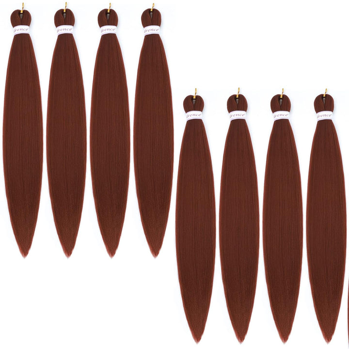 Purple Braiding Hair Pre Stretched Long Braid 30 Inch 2 Packs Professional Braiding Hair Extensions Synthetic Crochet Twist Braids (30 Inch, Purple)