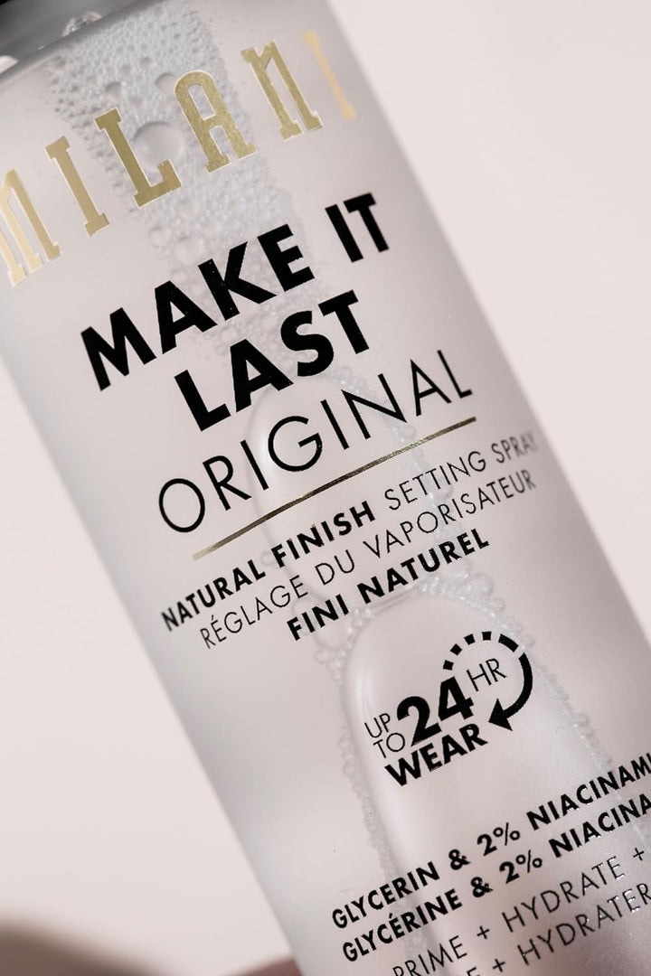 Setting Spray + Primer, Make It Last Original - Natural Finish with Niacinamide for Hydration, Setting Spray for Makeup and Face Primer, 3-In-1 Prime + Hydrate + Set, 2.03 Fl. Oz