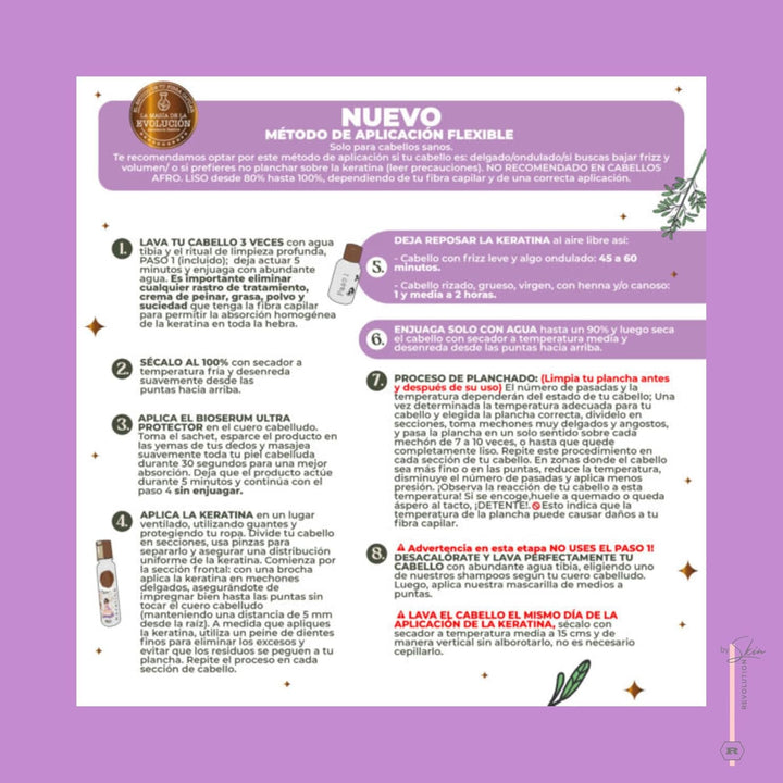 Aftercare for Ritual Botánico Keratina Orgánica | Treatment to Straighten, Repair and Relax Hair | All Natural, Organic & Vegan Ingredients | Product of Colombia| Keratin Medium, 250Ml/8.45 Fl Oz)