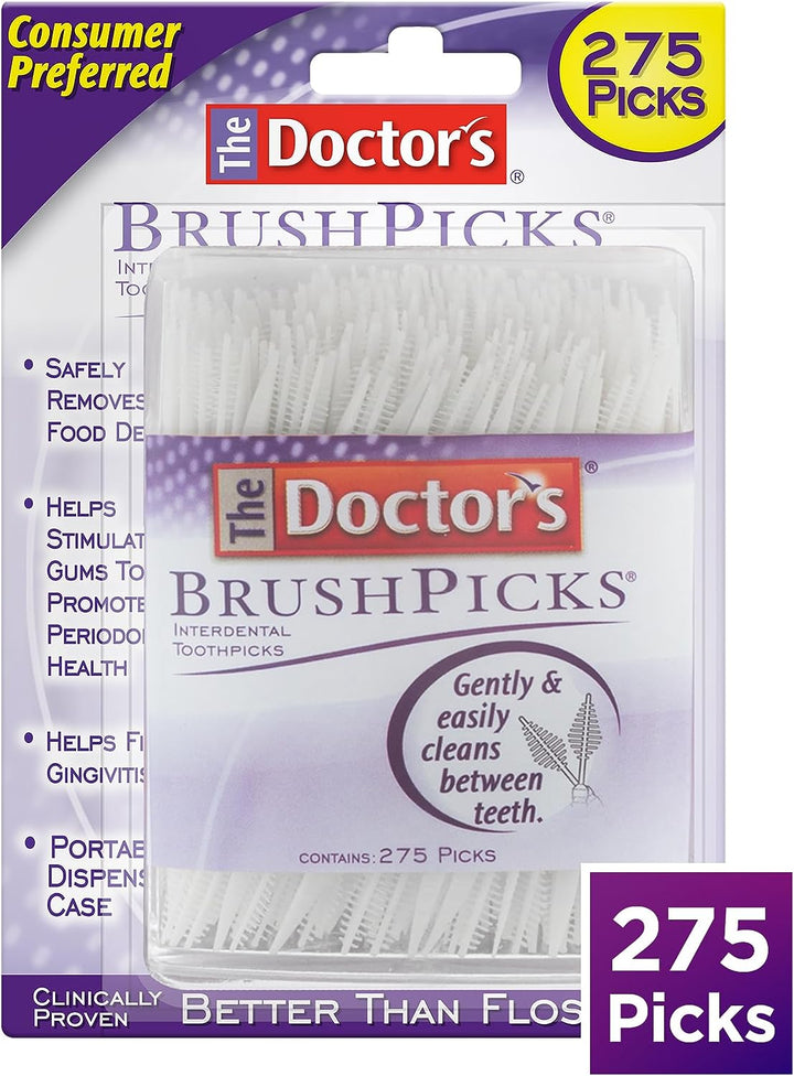 Brushpicks Interdental Toothpicks, 275 Picks