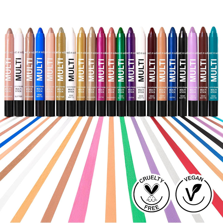 Color Icon Cream Eyeliner Eyeshadow Multi-Stick, Moisturizing, Nourishing Velvety Cream-To-Powder Buildable & Blendable Formula, Cruelty-Free & Vegan - Nocturnal Behavior