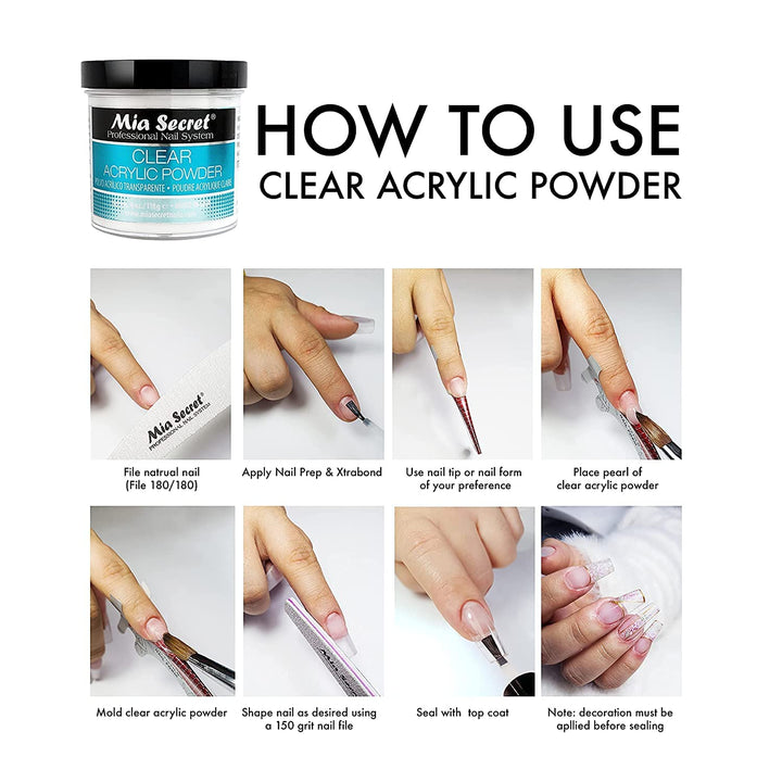 Clear Acrylic Powder (2Oz)