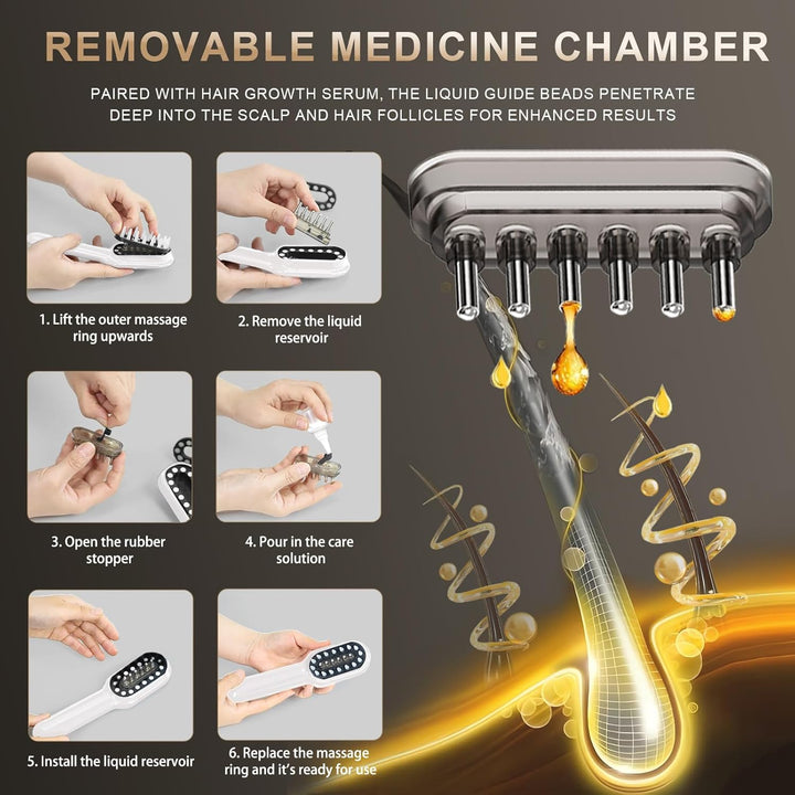 Laser Hair Growth Comb, Hair Growth Device, Promote Hair Growth in Women and Men