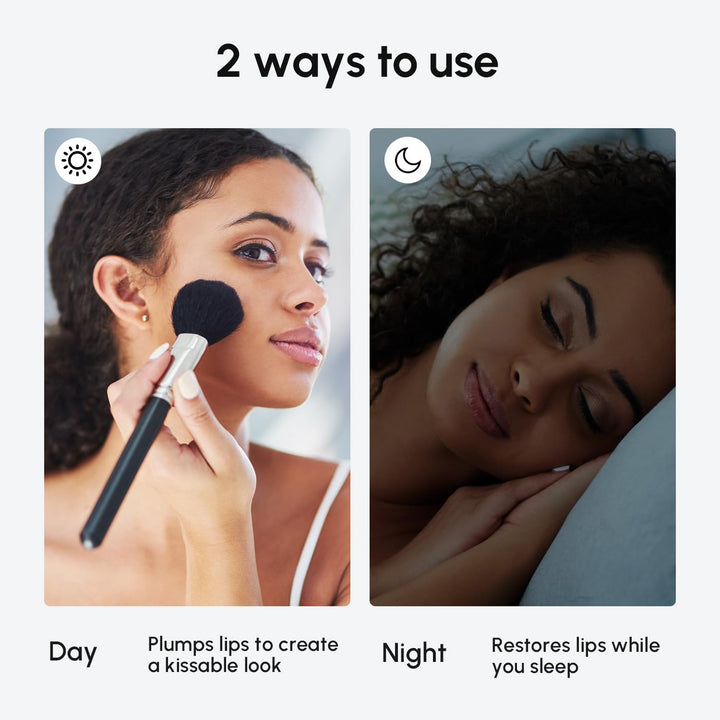 Lip Mask Overnight - Lip Moisturizer for Very Dry Lips - Hydrating Lip Butter Balm with Hyaluronic Acid & Collagen - Overnight Lip Treatment - Lip Sleeping Mask Repair - Hidratante De Labios