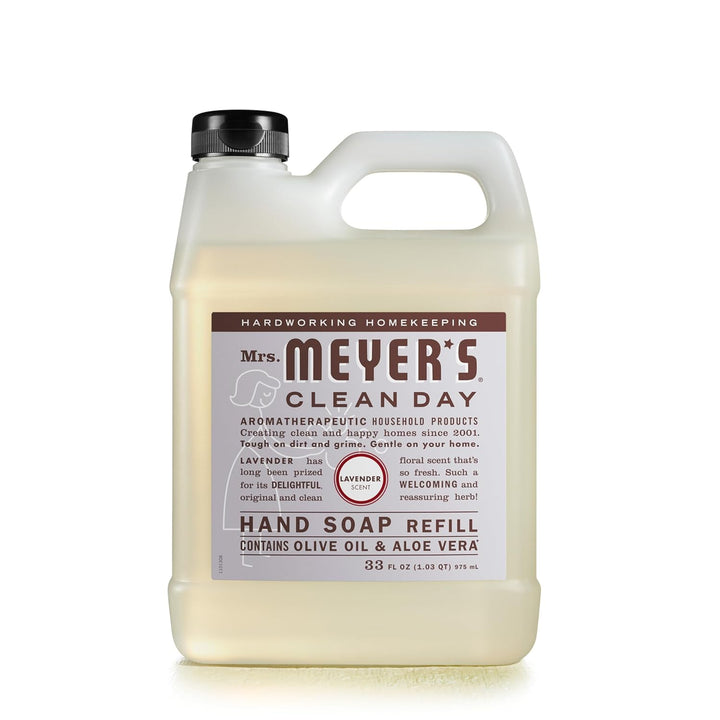 CLEAN DAY Liquid Hand Soap Refill, Cruelty Free and Biodegradable Formula, Lavender Scent, 33 Fl Oz (Pack of 1)