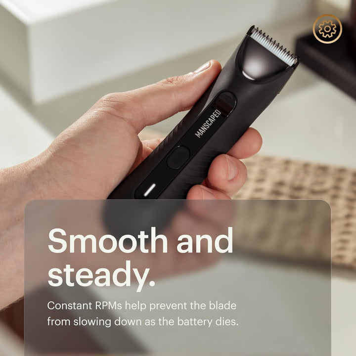 ® the Lawn Mower® 3.0 plus Groin & Body Hair Trimmer – Updated Skinsafe™ Trimmer Blade, Waterproof Wet/Dry Groomer, USB-C Rechargeable, Men’S Wireless Ball Shaver