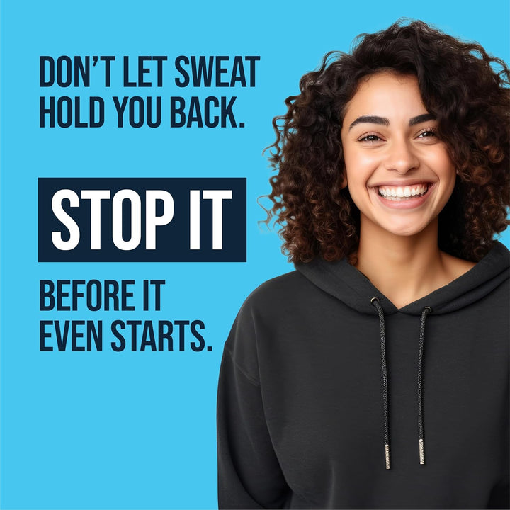 Everyday-Strength Clinical Antiperspirant - 72-Hour Sweat Protection for Hyperhidrosis - Doctor-Recommended - Travel-Friendly - Fresh Scent - 2.6 Oz