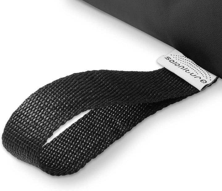 Half round Neck Massage Table Bolster Pillow Pad - 13 X 6 X 3 Inch - Black