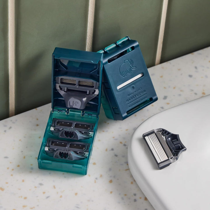 Original Razor Blades for Men - 10 Count - Premium Razor Blade Refill Cartridges - German Engineered