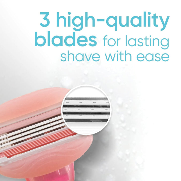 Comfortglide White Tea 4 Count, with  Comfortglide plus Olay 2 Count, Women'S Razor Blade Refills