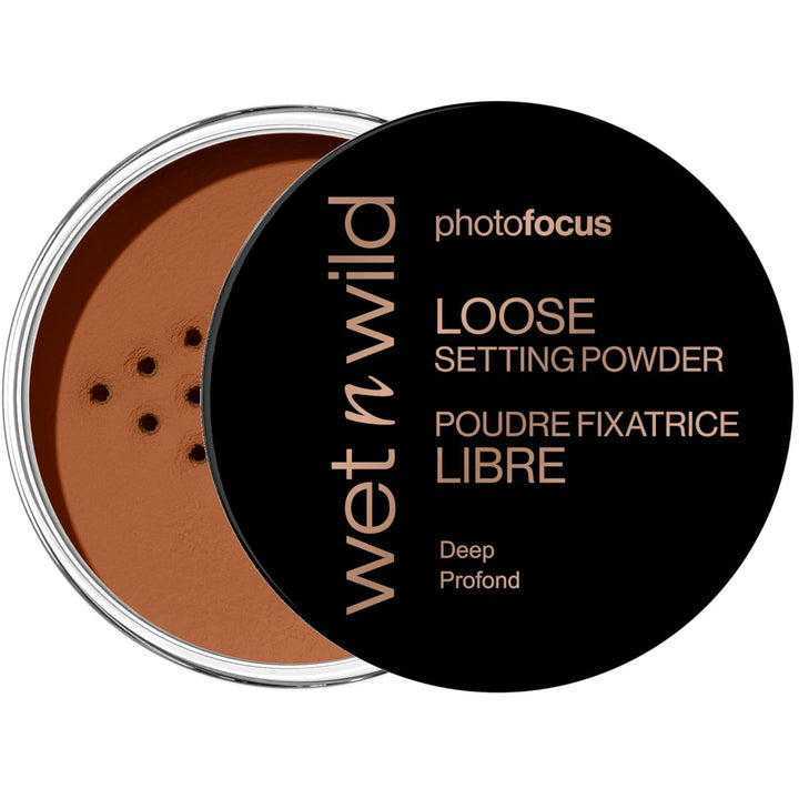 Photo Focus Loose Baking Setting Powder, Highlighter Makeup, Fair to Medium & Tan Skin Tones - Translucent
