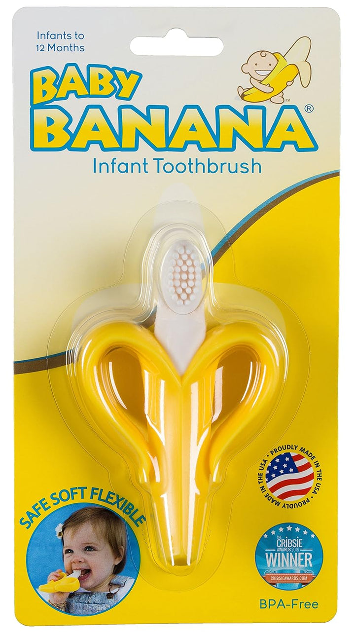 the Original, Banana Brush, Made in USA, Toddler Toothbrush, Family-Owned Business
