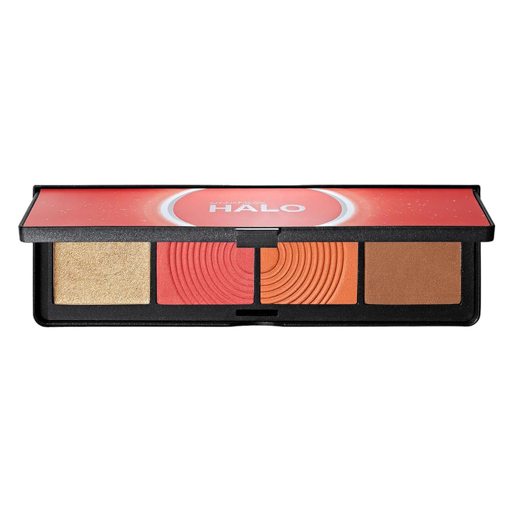 Halo Sculpt + Glow Face Palette | Vitamin E, Long Lasting, Contour + Highlighter, 0.55 Oz.