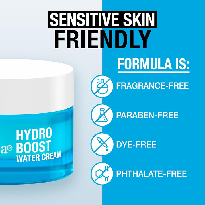 Hydro Boost Skincare Set, Hydro Boost Fragrance Free Gel Cream Face Moisturizer, 1.7 Fl Oz, & Trial Size Hydro Boost Fragrance Free Hydrating Gel Facial Cleanser, 0.5 Fl Oz