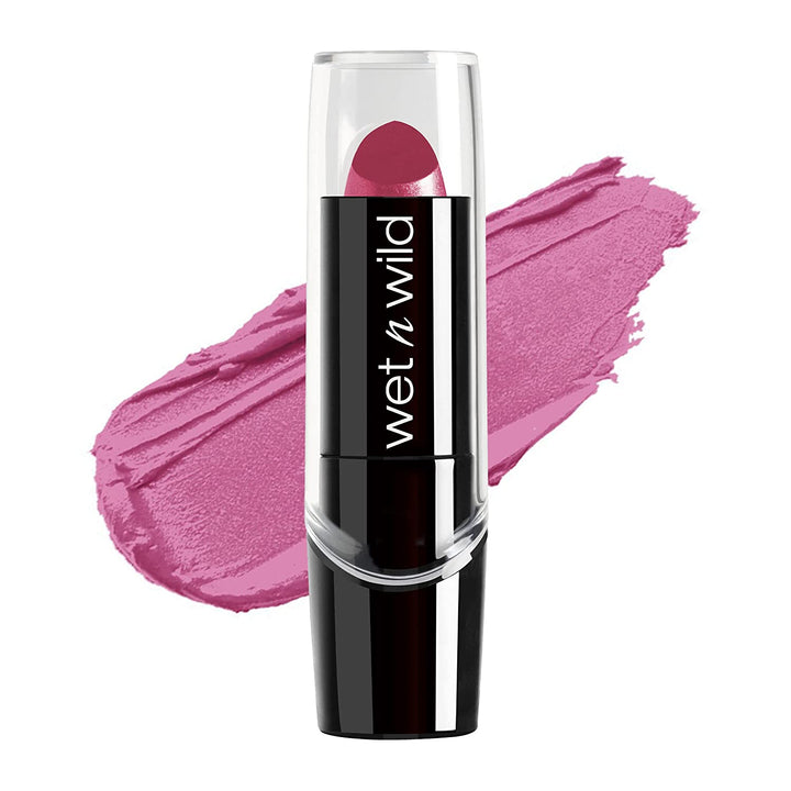 Silk Finish Lipstick, Hydrating Rich Buildable Lip Color, Formulated with Vitamins A,E, & Macadamia for Ultimate Hydration, Cruelty-Free & Vegan - Cherry Frost