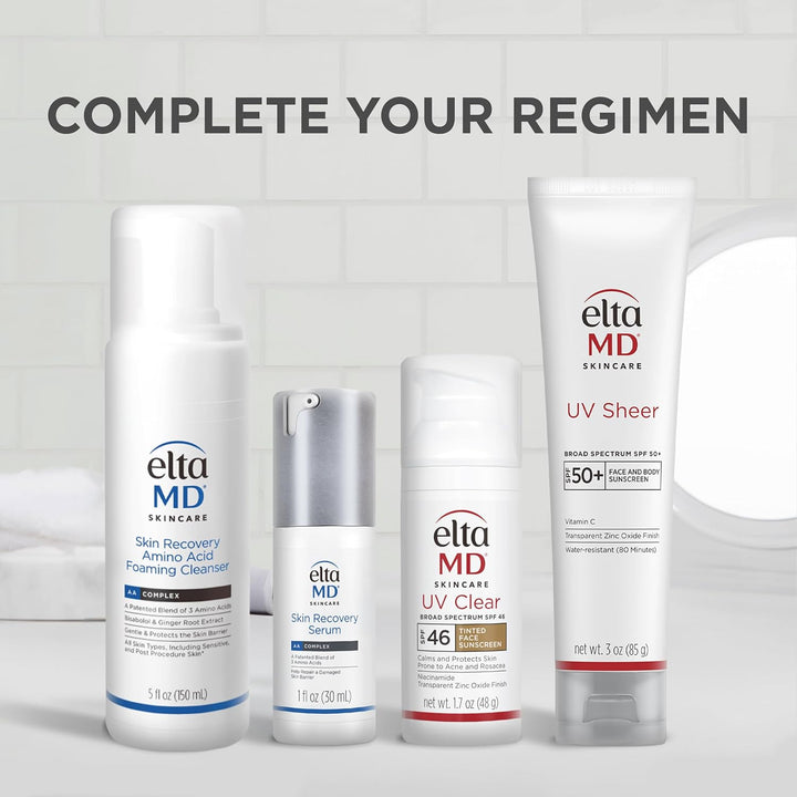 UV Clear Tinted Face Sunscreen, SPF 46 Oil- Free with Zinc Oxide, Dermatologist Recommended