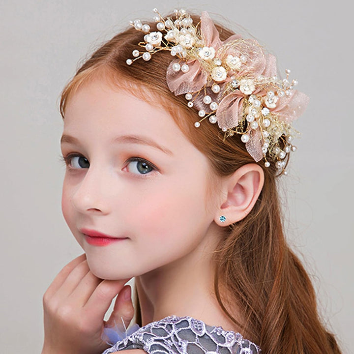 2 Pack Disposable Ear Piercer Safe Piercing Ear at Home Self Use Ear Piercing Gun Kit for Girl Women with Sterilized Ear Stud（205#）