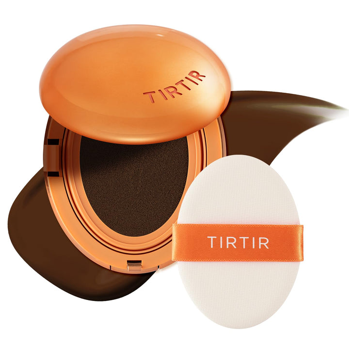 Mask Fit Ai Filter Cushion Foundation | Ai-Like Semi-Matte Finish - up to 72-Hour Medium to Full Coverage Korean BB Cushion Make up Beauty, #23N Sand, 0.63 Fl Oz
