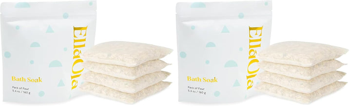 Oatmeal Bath Soak for Babies Kids & Adults - Baby Bath Tea Soaks Made with Prebiotics to Relieve Dry, Itchy, Eczema Prone Skin While Gently Cleansing, Fragrance Free I 1 Bath Tea Soak
