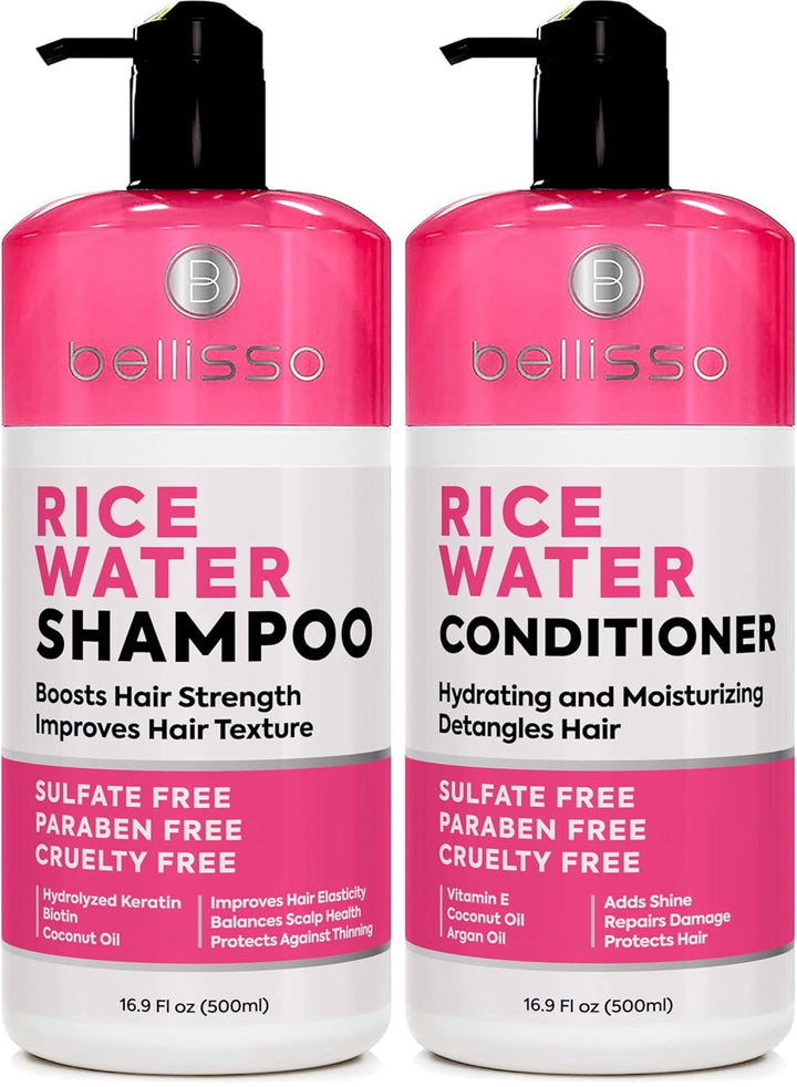 Biotin Shampoo and Conditioner Set - Sulfate and Paraben Free Treatment for Men and Women - Hair Thickening Volumizing Products to Help Boost Thinning Hair with Added Keratin