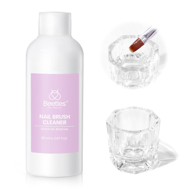 Beetles 31Pcs Nail Art Brushes, Dotting Tools, Nail Art Pens, Dust Brush, Striping Liner Fingernail Drawing Pens with Palette Holder All in One for Starter Manicure Design Set