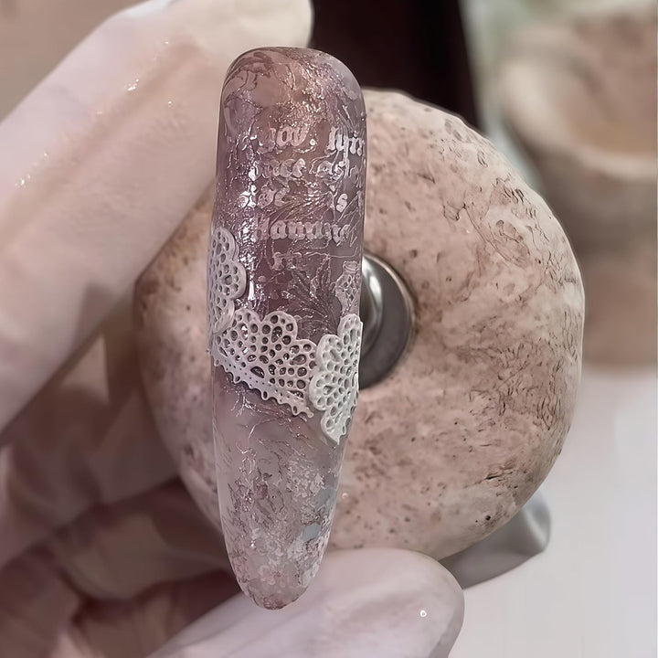 3D Lace Nail Art Molds Design, Silicone Nails Tool Y2K Decoration