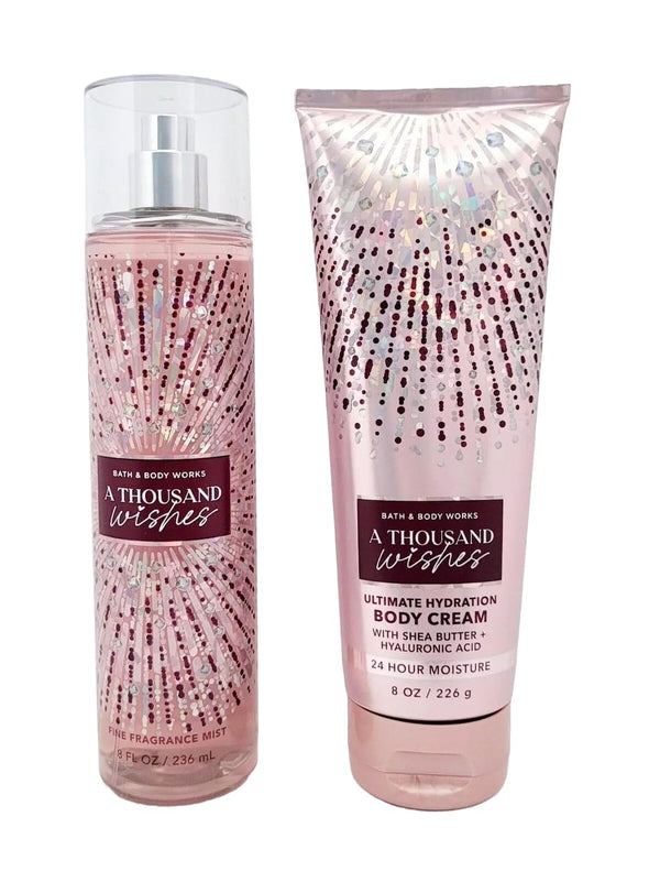 - Signature Collection - a Thousand Wishes- Gift Set- Fine Fragrance Mist & Ultra Shea Body Cream by