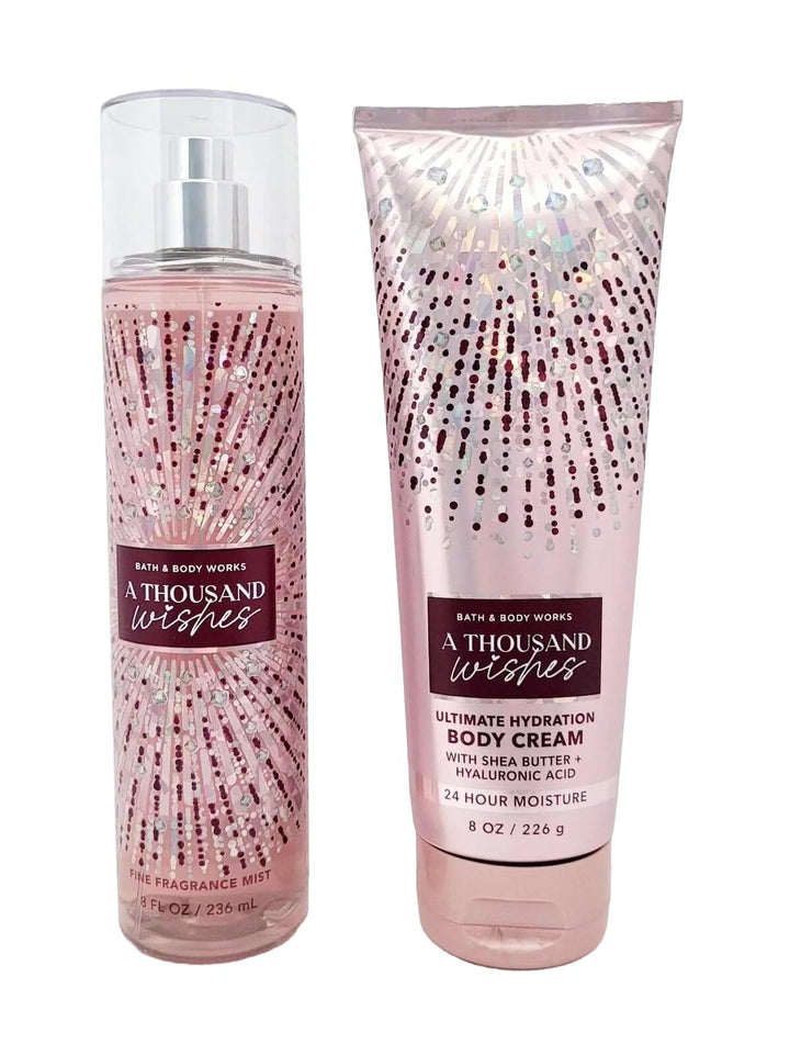 - Signature Collection - a Thousand Wishes- Gift Set- Fine Fragrance Mist & Ultra Shea Body Cream by
