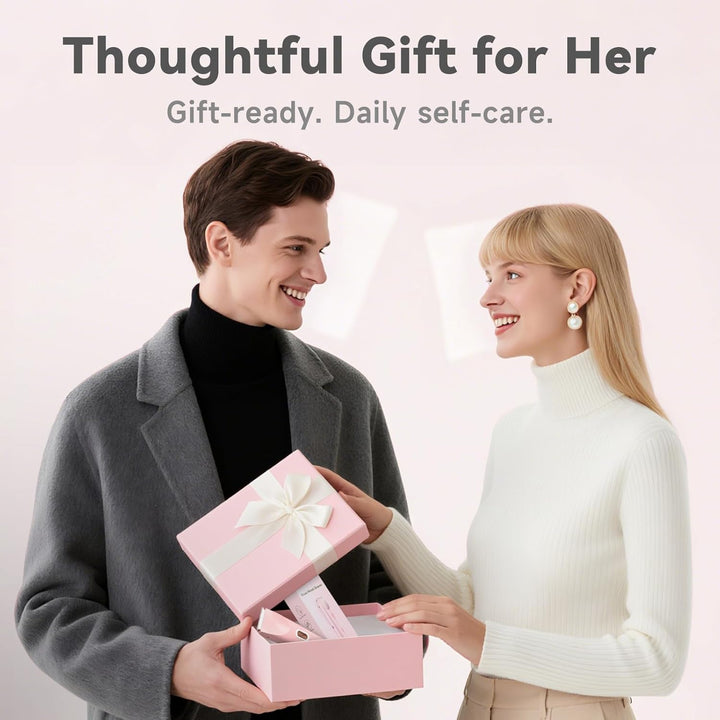 Bikini Trimmer for Women – Waterproof Electric Razor with Stainless Steel Blades, Rechargeable Battery, Pubic Hair Shaver for Women, Facial & Body Hair Remover, Pink