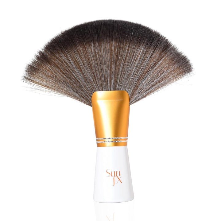 Finishing Powder Brush | Large Professional Fan Brush for Salon Use | Perfect for Spray Tan Powder