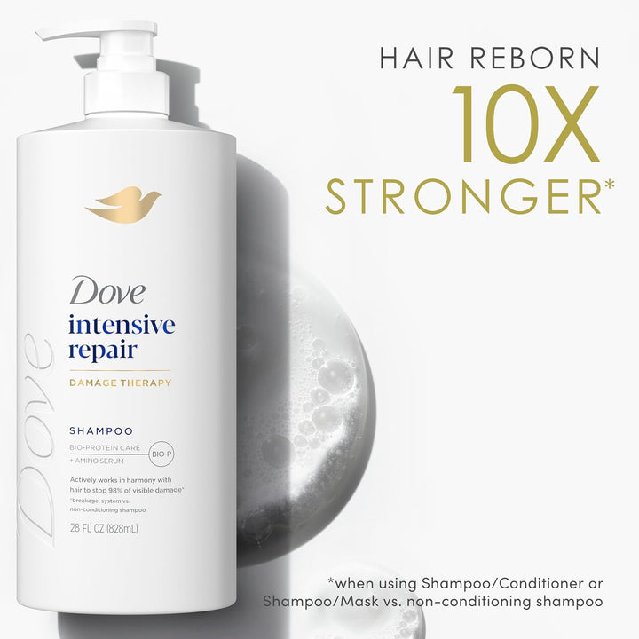 Shampoo Intensive Repair for Damaged Hair with Bio-Protein Care Technology and Amino Serum 28 Fl Oz